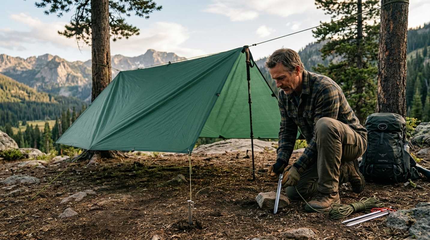 5 Tarp Shelter Setups and the Stakes That Make Them Work